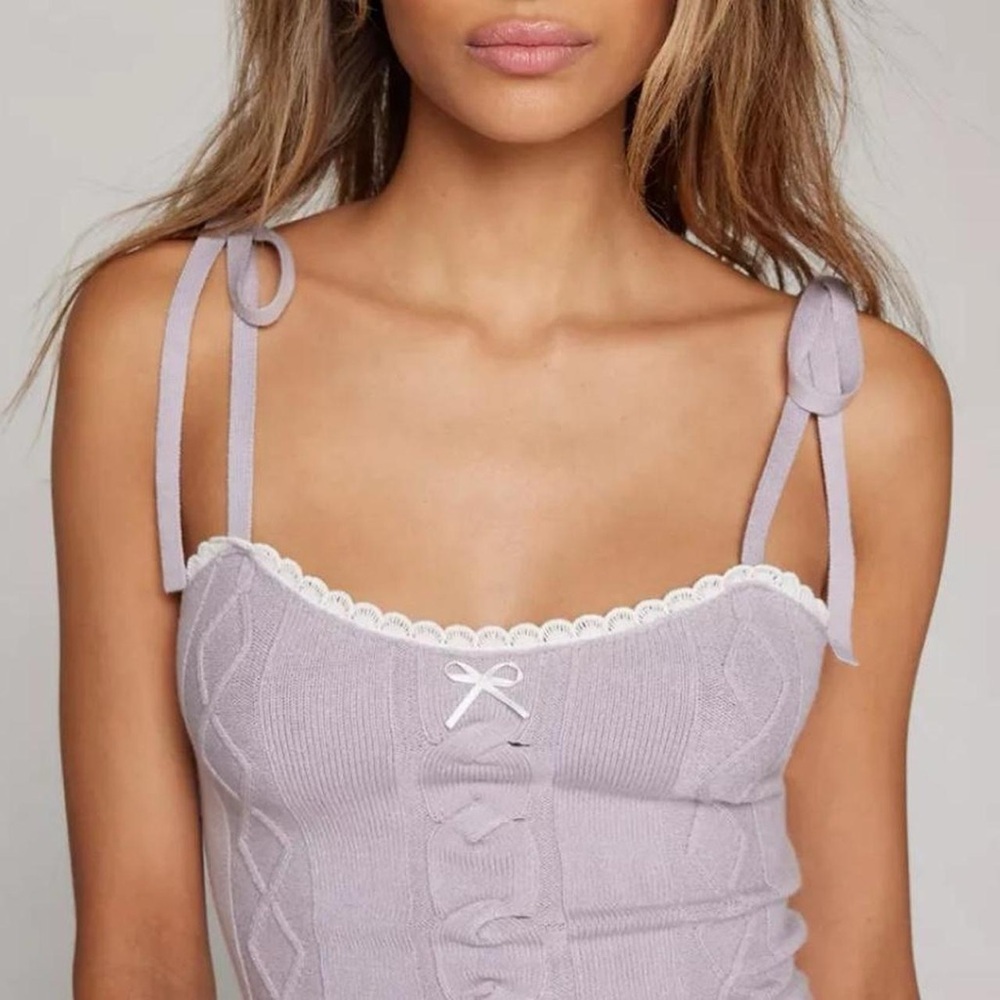 Urban outfitters Kimchi Blue Gigi Sweater Cami in lilac